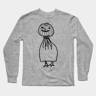 Minimal Goose Steals Halloween Horror Costume Long Sleeve T-Shirt